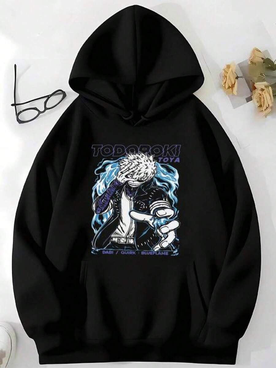 Men Outdoor Hoodies & Sweatshirts - Black - View 1