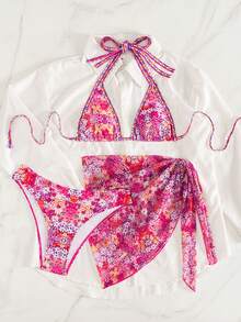 Bộ bikini mùa hè gợi cảm, thoải mái kiểu Âu & Mỹ năm 2026 dành cho kỳ nghỉ biển, tiệc tùng bên hồ bơi. - Nhiều màu - Xem 7