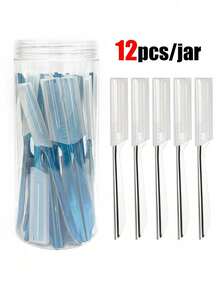 30/24/20/12/6/3/1pc. Eyebrow Trimmer, Multifunctional Eyebrow Trimmer, With Protective Cover, Shaver, Makeup Remover And Depilatory Device, Body Hair Remover, Exfoliating And Exfoliating Tool, Stainless Steel Eyebrow Sharpener With Precision Cover - Silver - View 14