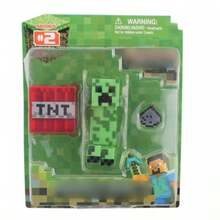 Minecraft 我的世界毛绒玩具系列 - 苦力怕、末影龙、史蒂夫、铁傀儡装饰玩具 - 彩色 - 查看 8