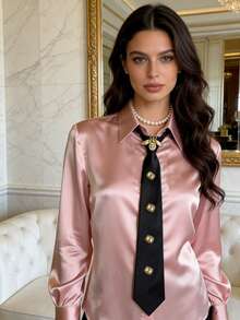 复古奢华黑色领结，饰以独特的琥珀宝石，与西装完美搭配，打造别具一格的时尚配饰。 - 黑色 - 查看 13