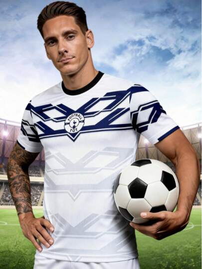 Camiseta de fútbol del Tottenham Hotspur, tops deportivos para hombres y adolescentes y ropa deportiva para exteriores, camiseta de cuello redondo cómoda de color blanco lirio y ropa deportiva profesional, uso casual, adecuada para partidos de fútbol del Reino Unido, entrenamiento y acondicionamiento físico, gran regalo para novio y novia