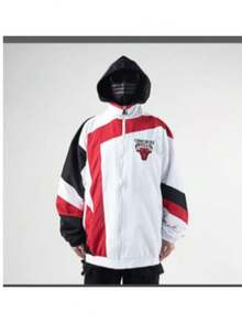 Starter Vintage Basketball  Rocket Contrast Jacket American Hip Hop Street Style Vintage Embroidered Jacket - 339-04(數位印花) - 查看 4