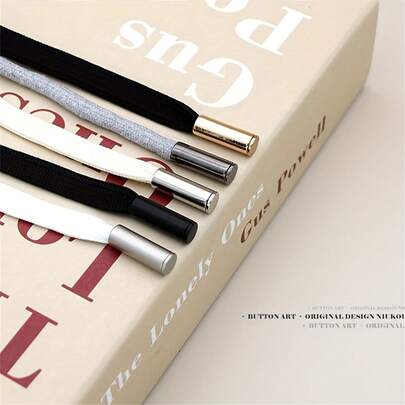 20/40pcs Heavy Duty Cord Locks, Button Style Shoelace Locks Without Installation, Suitable For Hoodies, Jackets, Pants And Cable Management, Adjustable Metal Buckles - Durable And Easy To Use