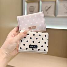 New Fashion Black PU Leather, Short Classic Retro Fashion, Multifunctional Wallet Minimalist Clutch Women's Wallet Small Wallet Ladies Wallet Card Holder Card Case Business Card Holder Credit Card Holder Women's Special Wallet Mini Wallet Handbag Wallet Card Case - White - View 10