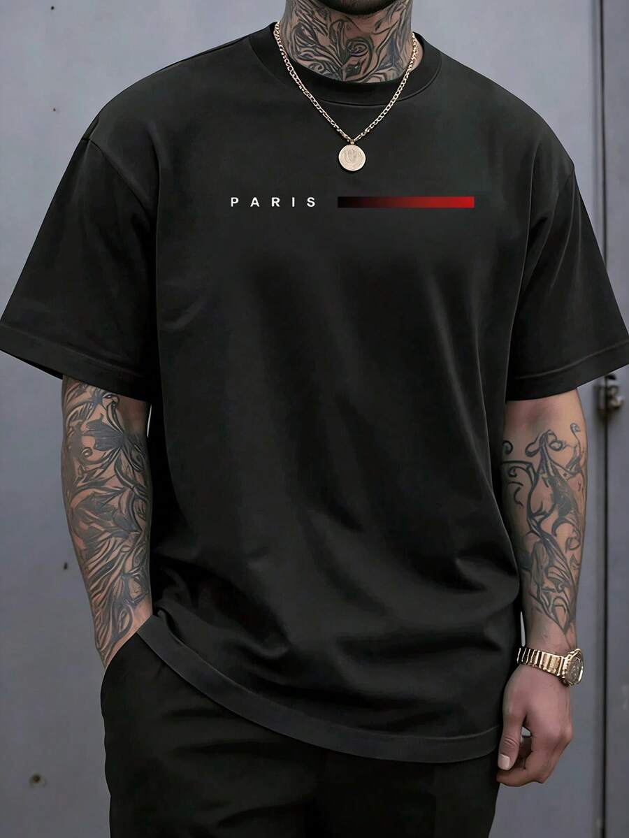 Camisetas para hombres - Negro - Ver 1