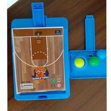 12pcs Mini Basketball Shooting Stress Relief Game, Indoor Outdoor Interactive Basketball Game, Desktop Game (Pattern Not Fixed), Random Color Delivery - Multicolor - View 10