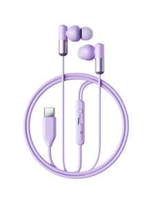 REMAX Capsule-Shape Wired Earbuds, Type-C Earphones With Hi-Res Sound & Mic, Noise Cancelling, Bass Stereo, Compatible With IPh/Android/PC, Gaming Headset, 1.2M Tangle-Free, Headphone Wired - RM-09a - View 11