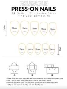 24pcs European & American Minimalist Gold-Tone Metallic Nail Stickers, Featuring Musical Notes & French Designs, Suitable For Parties, Vacations, Reusable With Gel Glue & File Included - Gold - View 5