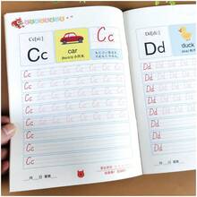 32-Page English Alphabet Practice Book + Gift (2 Pencils And 1 Pencil Holder), Suitable For Learning Handwritten English Font, English Alphabet Practice, English Tracing Book, Writing Copybook, English Calligraphy Copybook - Brown - View 9