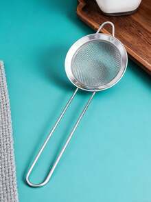 1/3/6 st. finmaskig sil i rostfritt stål, premiumköksredskap för skumning av soppa, siktning av mjöl och bakning, värmebeständig, lätt att rengöra - Silver - Visa 7