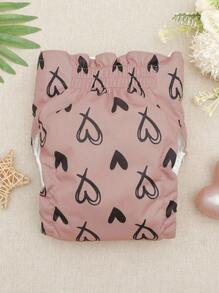 PETSIN 1 pieza Pañal para perro con forma de corazón, lavable, disponible en tallas pequeña, mediana y grande, reutilizable, adecuado para ciclos de calor de cachorros - Multicolor - Ver 3
