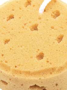 1pc Exfoliating Sponge, Round Cartoon Bath Ball, Bath Cleaning Sponge - Multicolor - View 3