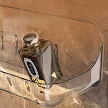 Acrylic Bathroom Storage Rack, Wall Mounted Vanity Organizer, Drill-Free Bathroom Cosmetic Shelf - Large Size [boxed] - View 4