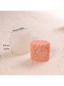 Heart Rose Pillar DIY Handmade Fragrance Plaster Multifunctional Silicone Mold - White - View 4