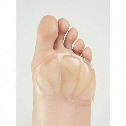 Ball Of Foot Cushions, 2 Pcs Silicone Self-Adhesive Metatarsal Pads.Non-SlipForefoot Insole,Comfortable High Heelnserts,Forefoot Cushions, Foot Sole Protection Pad,Soft Gel Lnsole Pads For Women Men