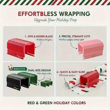 高精度剪贴簿纸张切割器，带滑动刀片 | 重型不锈钢手动模切机，适用于剪贴簿、卡片制作、日记、工艺品、办公和家庭使用 - 经久耐用 - 彩色 - 查看 8