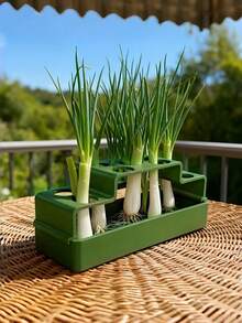 1pc Hydroponic Planter Designed For Growing Green Onions, Easy To Use At Home Without Soil, Allows Repeated Harvesting Of High-Quality Produce - A - View 4