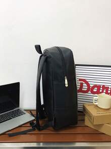 1pc Creative Large Capacity Interesting Phone Print Fashion Couple Backpack, Casual Multi-Function Large Capacity Student Backpack, Travel Backpack - A - View 4