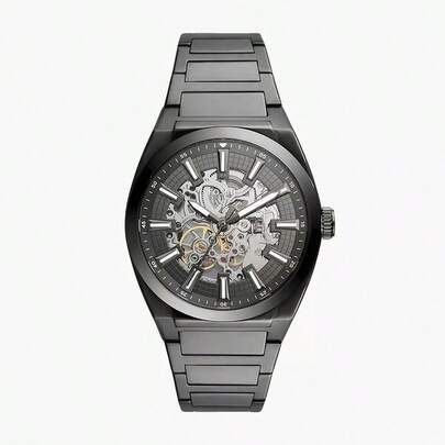 Fossil ME3206 男士时尚镂空机械风格石英腕表