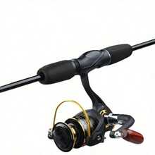 Black Fiberglass Fishing Rod - 180cm/70.86inch - EVA One-Piece Grip - Suitable For Both Fresh And Salt Water. - Black - View 4