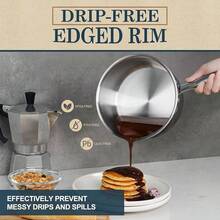 MICHELANGELO 3 Quart Saucepan With Lid & Steamer, Stainless Steel Sauce Pan With Triply Bottom, 3 QT Sauce Pot, Nonstick Saucepan Induction Compatible - 3Quarts - View 5