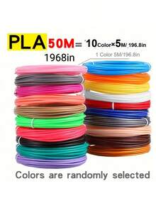 Innovation And Creation: Multifunctional 3D Printing Pen Consumables - Easy And Battery-Free Technology And PLA Design Suitable For Creative Design, DIY Creation, Leisure, Parties, Holiday Creation, ABS Material, Suitable For All Ages. - Multicolor - View 7