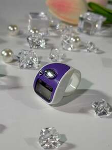 1 قطعة/3 قطع/5 قطع/10 قطع/20 قطعة عداد إصبع LED محمول، عداد يدوي صغير مع زر يدوي، عداد رقمي مدمج، مناسب للعد، مناسب للرياضة والصلاة وتخفيف التوتر - متعدد الألوان - مشاهدة 40