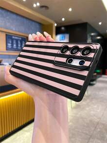 1个条纹图案黑色瞳孔防摔TPU材质手机壳，适合作为节日礼物，兼容三星、小米、红米、OPPO、VIVO等手机，男女通用 - 彩色 - 查看 5