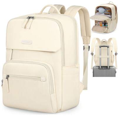 NEWHEY 15.6 Inch Men's Laptop Backpack, Lightweight Water-Resistant Travel Bag, Suitable For School, Work, Travel, Back To School Season And Holidays