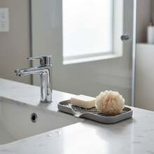 1 szt. Silikonowa mydelniczka z systemem drenażowym - antypoślizgowa tacka do wanny/prysznica/zlewu, przenośna składana mata drenażowa, odpowiednia do łazienki, kampera, podróży - Wielokolorowe - Zobacz 8