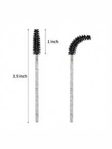 50/100支装 睫毛嫁接化妆用一次性睫毛刷 螺旋刷 微型睫毛膏刷 梳子 批发 - 彩色 - 查看 8