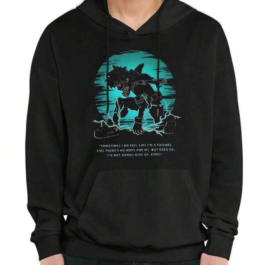 Men Outdoor Hoodies & Sweatshirts - Black - View 1