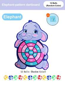 Large Double-Sided Dart Board For Kids, A Fun Party Game Toy With Sticky Balls And Darts! Includes 8 Sticky Balls For Kids' Ball Games, Suitable For Indoor/Outdoor/Garden/Board Games And Fun Party Activities. Perfect Birthday Gift For Boys And Girls Aged 3-12, Also Great For Christmas And Halloween! - Multicolor - View 14