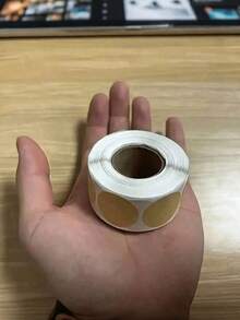 500pcs Brown Kraft Paper Round Labels Stickers, DIY Stickers, Holiday Decorations, Gift & Packaging Seals, Home Decor, Kitchen Labels, Spice Labels - Multicolor - View 11