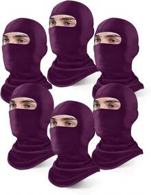 Paquete de 6 mascarillas Shiesty - Morado