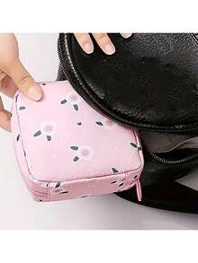 1个创意极简卫生巾收纳袋，多功能旅行化妆包，化妆袋，理想礼物 - 彩色 - 查看 7