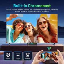 Caja de TV inteligente Android 14, 4K HD RK3518 Quad-Core Set-Top Box, control remoto de voz WiFi 6 Bluetooth 5.0, memoria 2+16GB, sistema Android TV, reproductor de medios en streaming, caja de TV de alto rendimiento, accesorio de entretenimiento para el hogar, regalo ideal para familia/pareja/amigos, regalo de Navidad/Año Nuevo - Negro - Ver 6