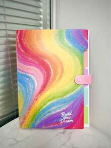 Back To School - Summer Friuts Expanding File Folder With 5 Pockets, Accordion File Organizer Letter Size For School Office Home With Tabs - Single Piece - View 7