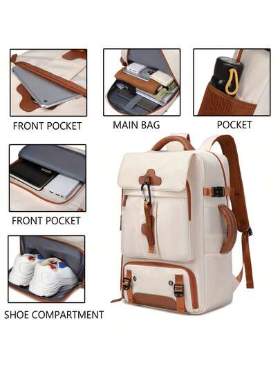 Outdoor Backpack, Large Capacity Lightweight Travel Bag, Business Travel Carry On Luggage Bag, Hiking And Mountaineering Bag, High School And College Student Return Backpack, Multi-Functional Backpack Suitable For Men And Women