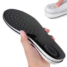 Insole Prure Point Anti-Slip Breathable  Deodorizing Shock Absorption Shoes Insoles Next-to-Stand Work Strongest port Unisex Running Size Adjustable Black S: 8.9 - 黒 - チェックする 7