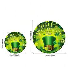1 buc decorațiuni de Ziua Sfântului Patrick, ornamente din lemn pentru ușa de la intrare de sărbătoare irlandeză, ornamente pentru ușa de la intrare de Ziua Sfântului Patrick fericit, decorațiuni din lemn pentru Ziua Pălăriilor Verzi, potrivite pentru decorațiuni de petrecere de Ziua Sfântului Patrick, decorațiuni din lemn pentru ușa de la intrare de primăvară - Multicolor - Vizualizare 8