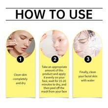 50克撕拉式面膜，温和清洁面部，保湿补水，提亮肤色 - Hyaluronic Acid - 查看 9