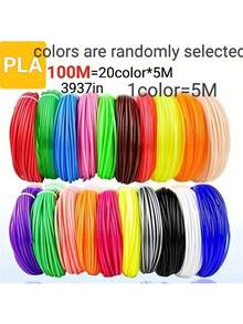 Innovation And Creation: Multifunctional 3D Printing Pen Consumables - Easy And Battery-Free Technology And PLA Design Suitable For Creative Design, DIY Creation, Leisure, Parties, Holiday Creation, ABS Material, Suitable For All Ages. - Multicolor - View 6