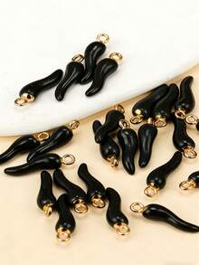 [Quantity] Pcs Vivid Multicolor 3D Red Chili Pendant, Suitable For DIY Earrings, Necklace, Bracelet And Keychain - Spicy Style Jewelry Making Accessories, Jewelry Making Charm - Chili - View 9