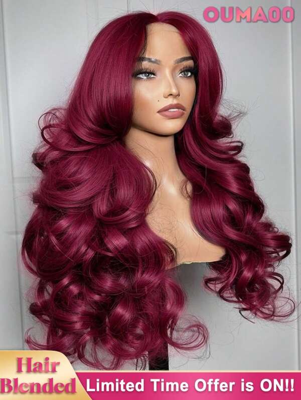 200% 高密度 13x6 13x4 5x5 高清透明蕾丝前假发，原生人发混纺，自然波浪卷，8-34 英寸 - 预先拔毛，无胶假发，带婴儿发，女士专用，无虫胶，无需胶水，即戴即用