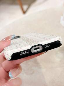 1 ốp lưng điện thoại 2 trong 1 bóng mượt, họa tiết hoa, sọc, kẻ caro, nơ ren, tương thích với Samsung 11/12/13/14/15/16/17 Pro Max, phiên bản quốc tế, không phải phiên bản nội địa. - Nhiều màu - Xem 5