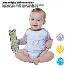Baby Music TV Remote Control Electric Numbers Learning Educational Kids Toy (Gray) - Gris - Ver 4