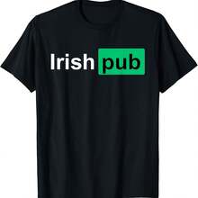 Irish Pub Shirt - Funny Irish Shir - Funny St Patricks Day T-Shirt - Negro 1 - Ver 1