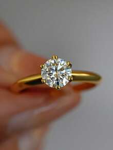 Women Fine Wedding Rings - Gold - View 4